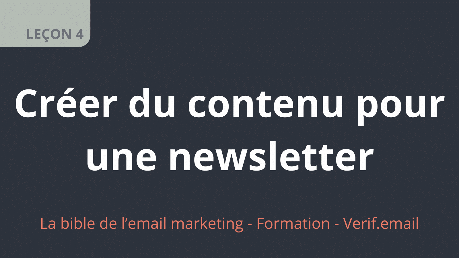 Comment créer du contenu pour une newsletter : Le guide