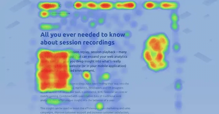 Comment analyser la performance d'une newsletter ? : la heatmap