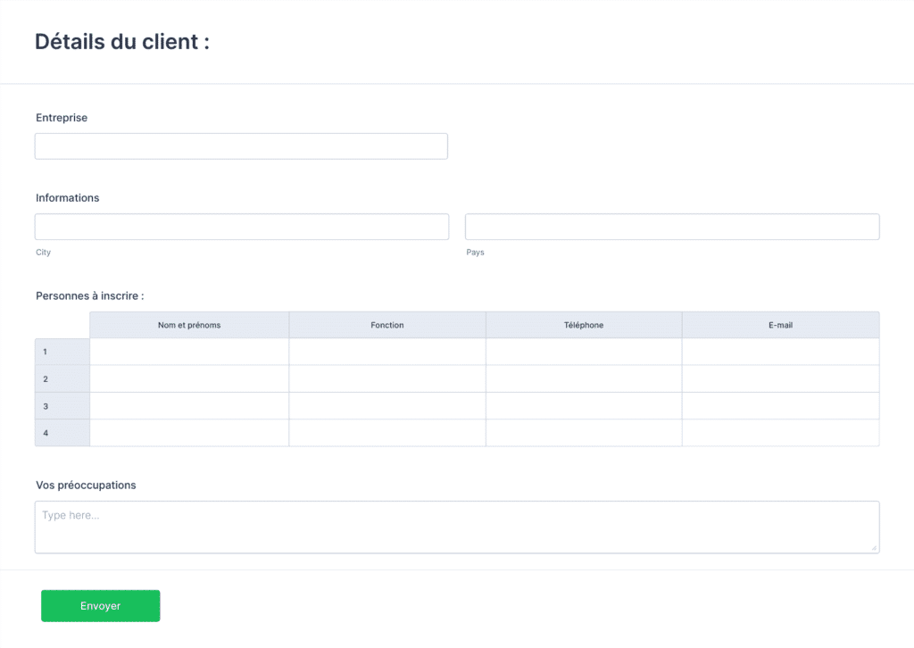 Comment collecter des contacts pour une newsletter, mappage